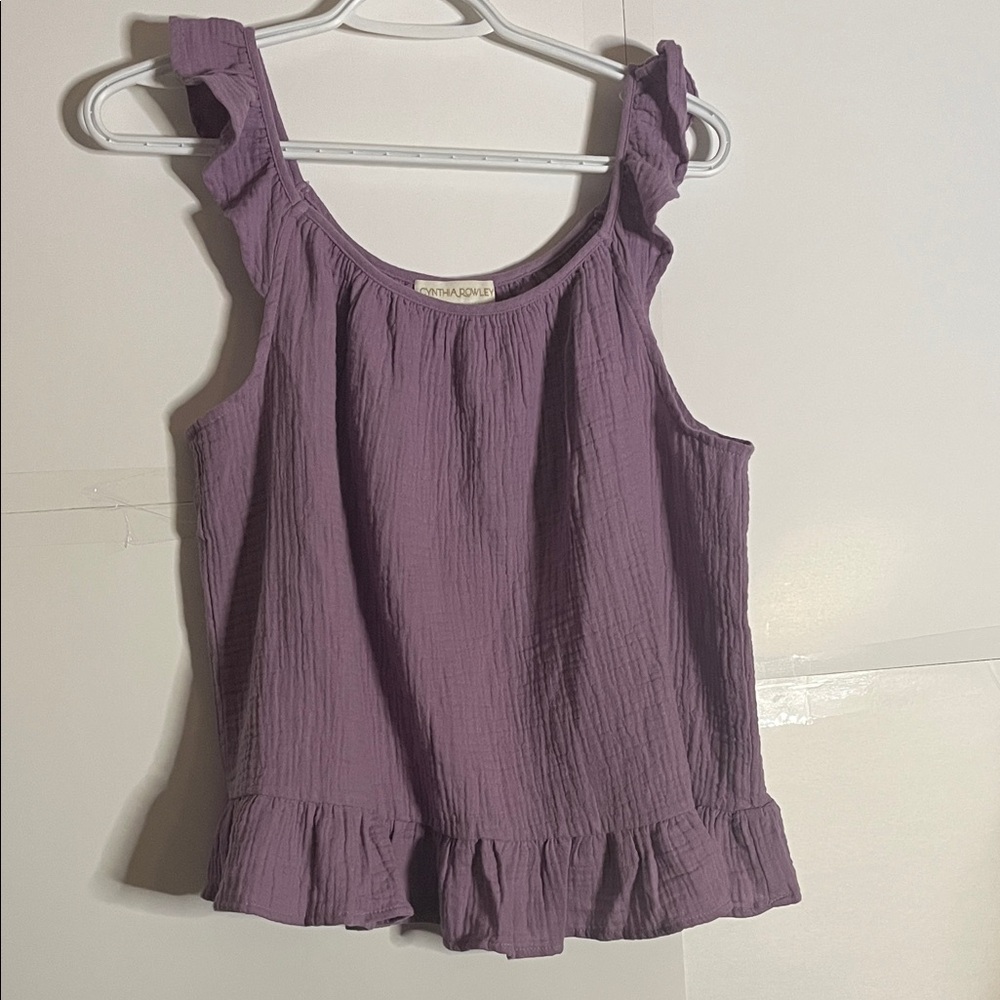 😄Sleeveless summer top Cynthia Rowley medium